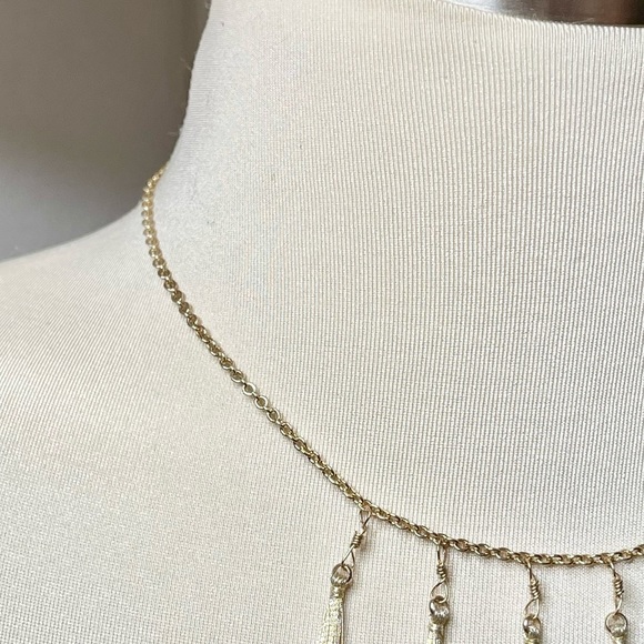 J.Crew Dainty Gold Tassel Necklace - Picture 6 of 8